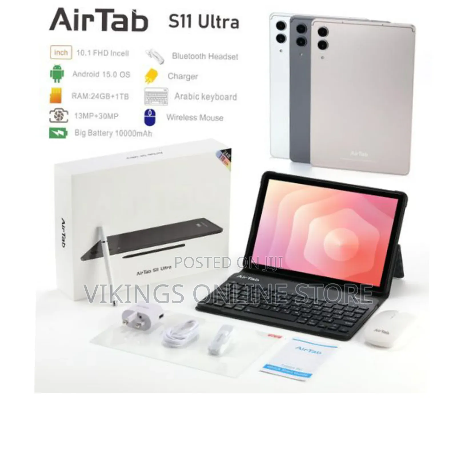 New AirTab S11 Uttra 128 GB Blue