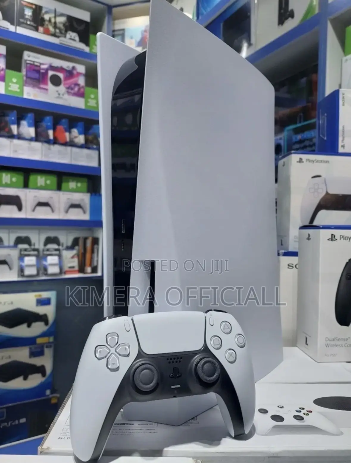 Standard Ps5 Gaming Console. 2 Games and 2 Controllers