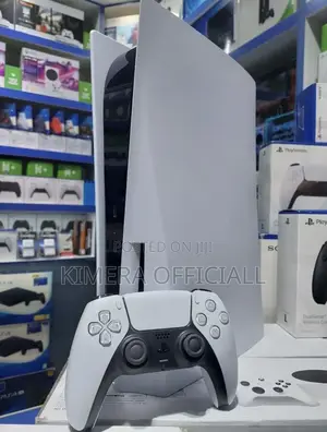 Standard Ps5 Gaming Console. 2 Games and 2 Controllers