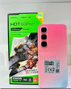 New Infinix Hot 60 Pro+ 256 GB Pink