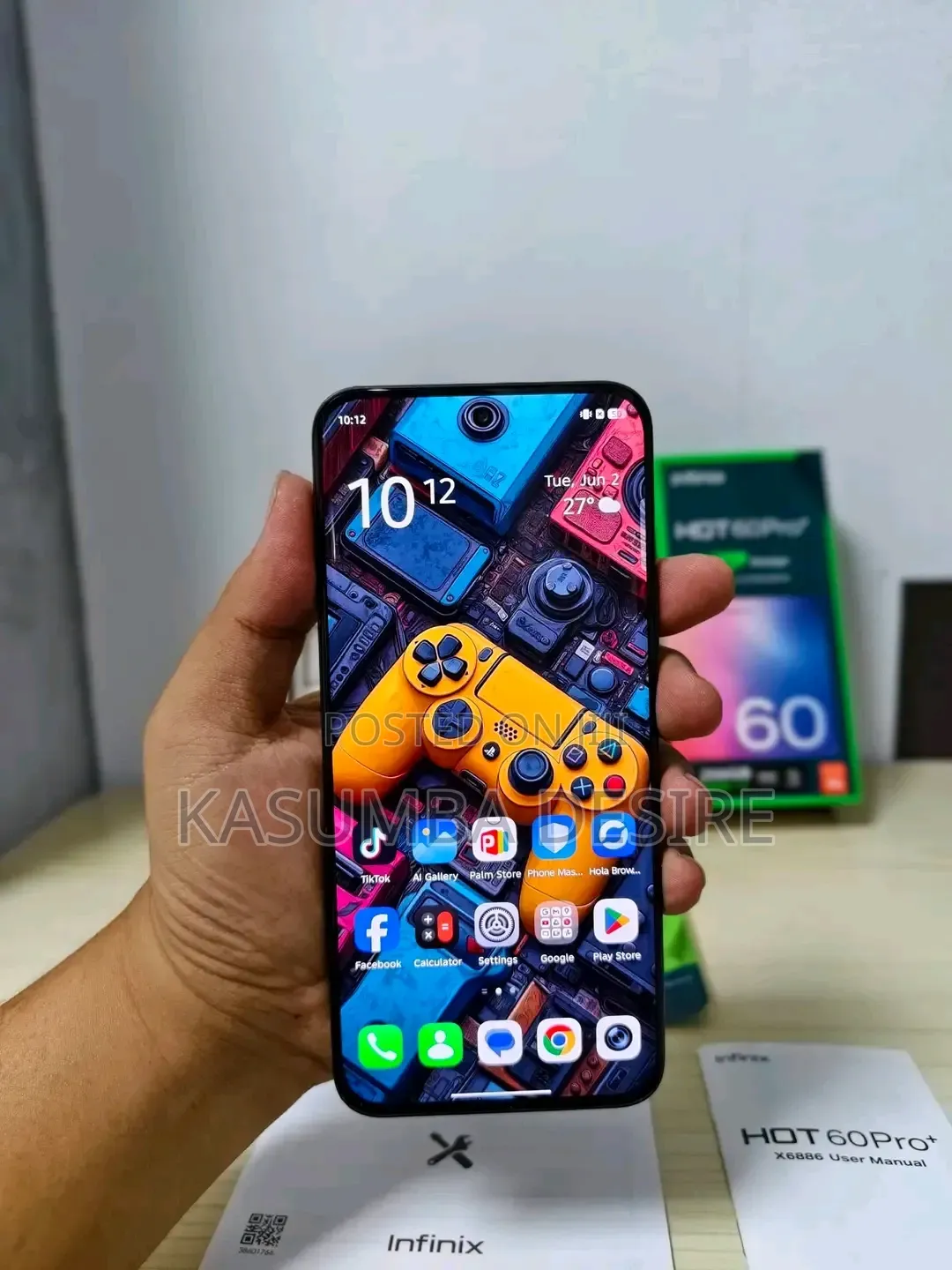 New Infinix Hot 60 Pro+ 256 GB Gray
