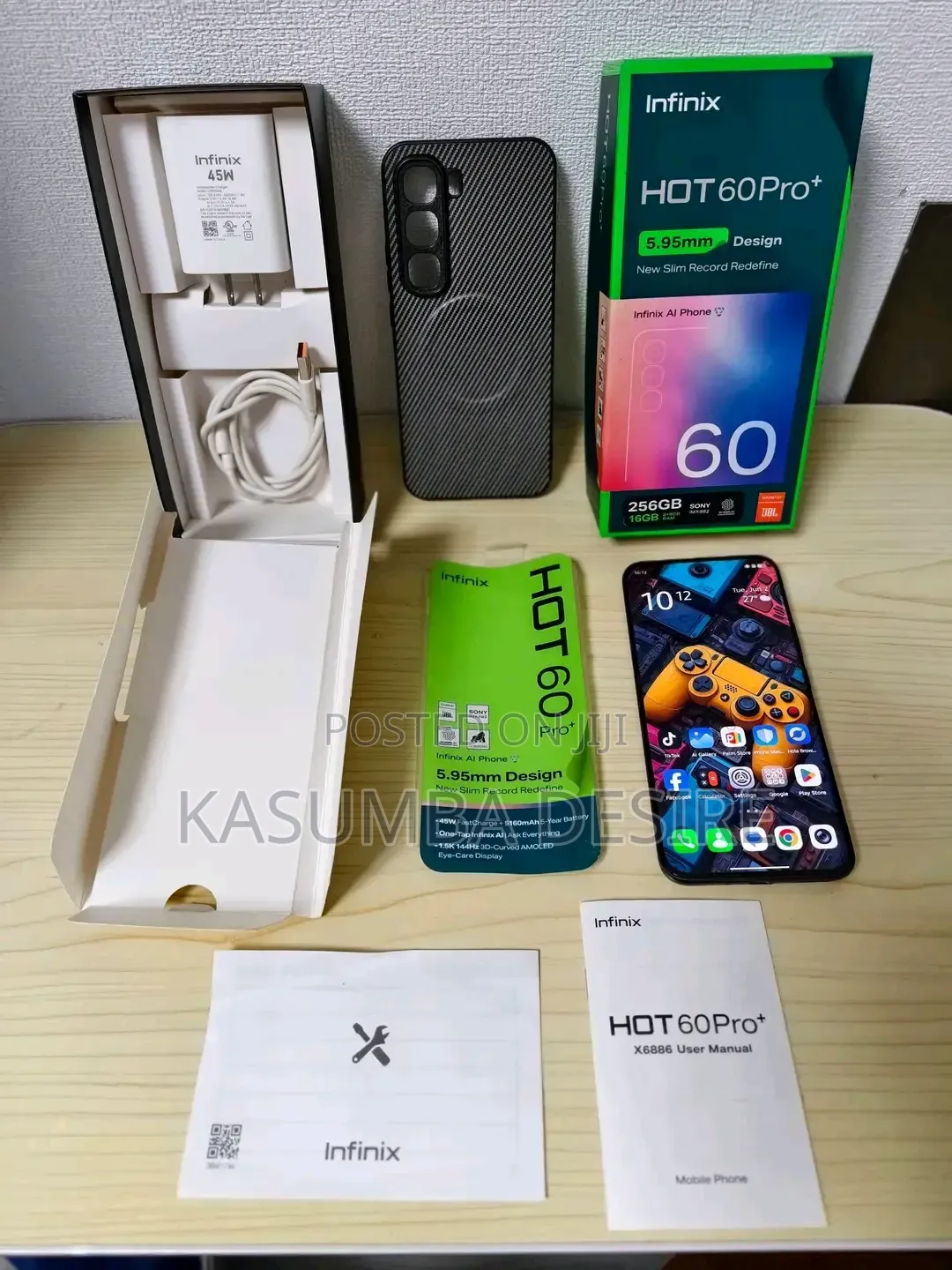 New Infinix Hot 60 Pro+ 256 GB Gray