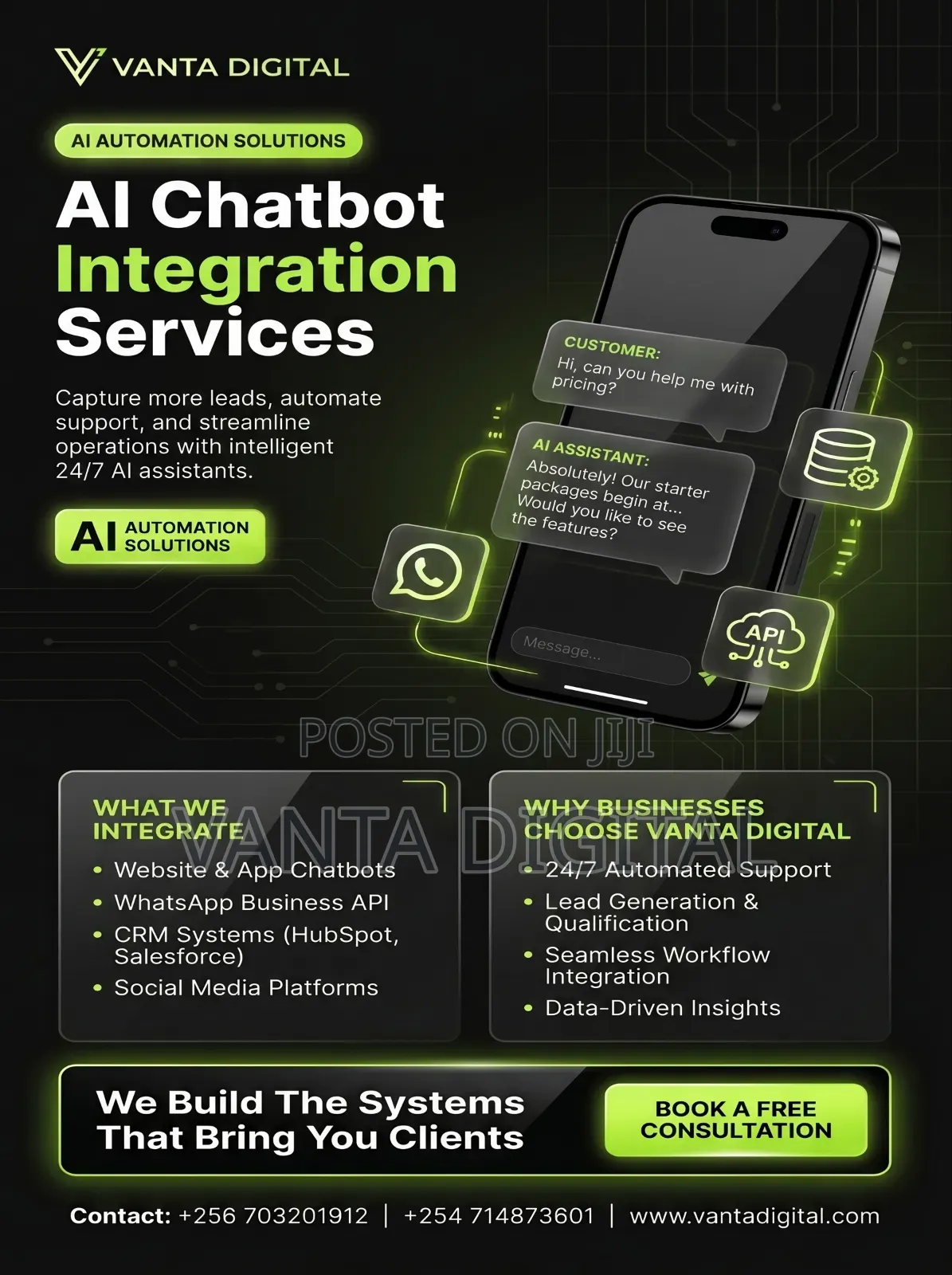 Ai Websites, Chatbots Automations | Vanta Digital
