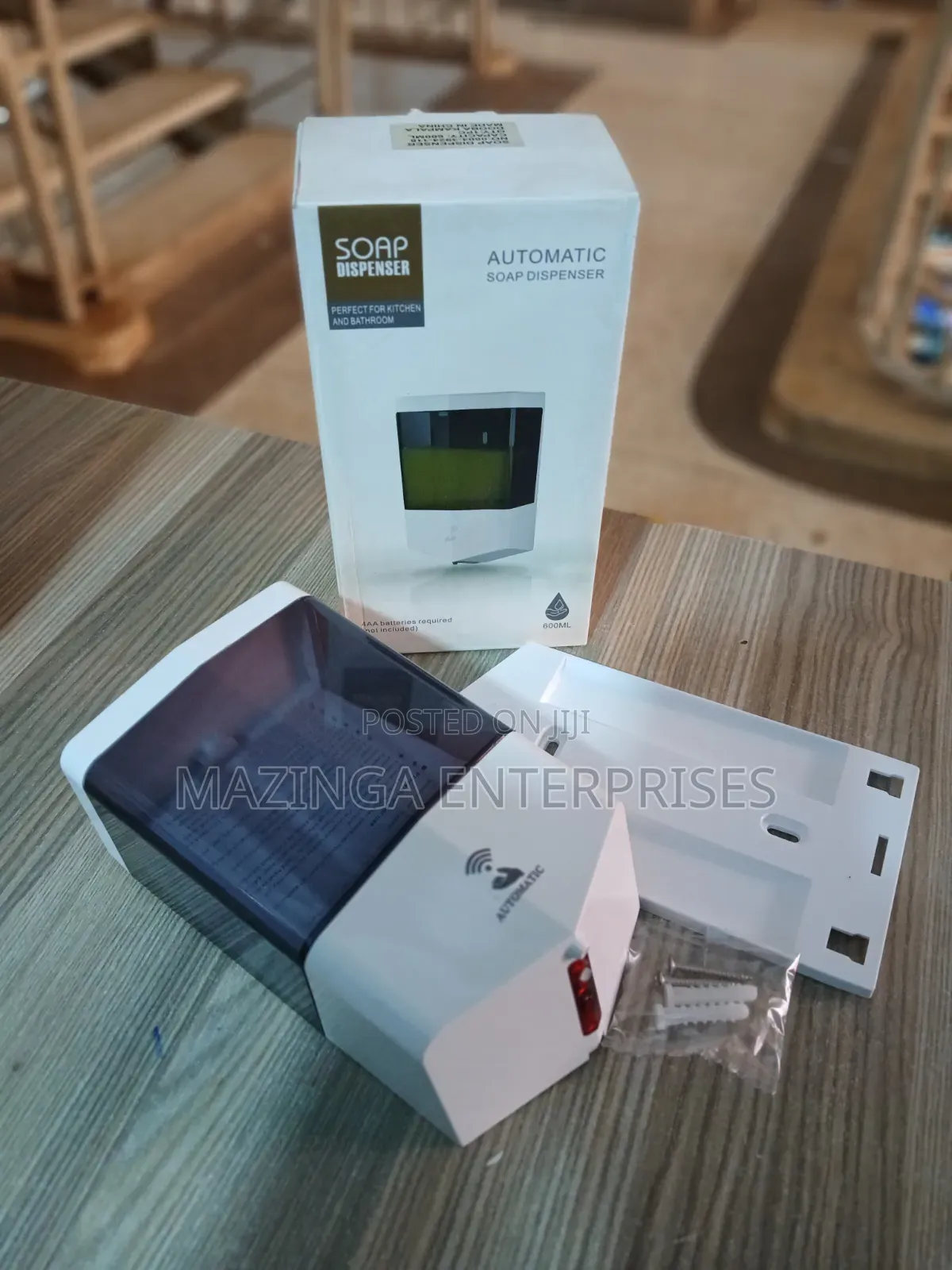 600ml Wall Battery Automatic Soap Dispenser for Kitchen,Bathrooms