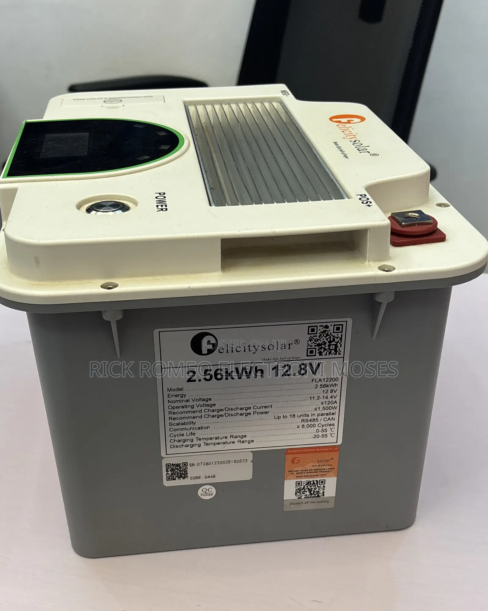 “No More Umeme “-2.5kwh 12v Lithium Battery +Installation Kampala
