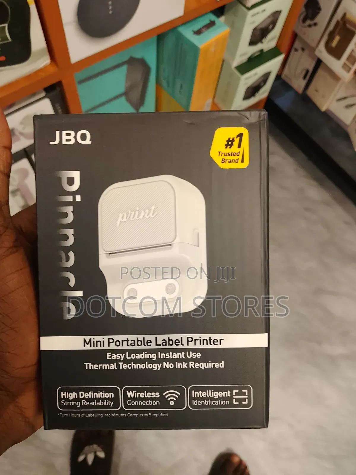 JBQ Pinnacle Mini Portable Label Printer