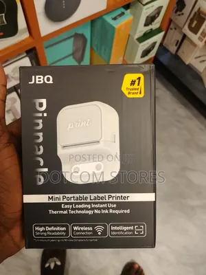 JBQ Pinnacle Mini Portable Label Printer