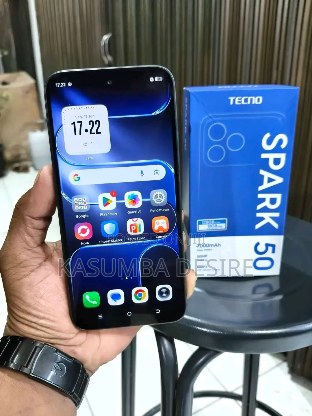 New Tecno Spark 50 128 GB Gray