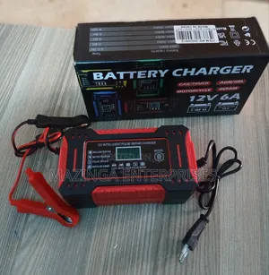 12v 6a Intelligent Pulse Repair Charger Fr Lead-Acid,Agm,Gel Batteries