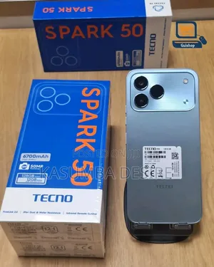 New Tecno Spark 50 128 GB Gray