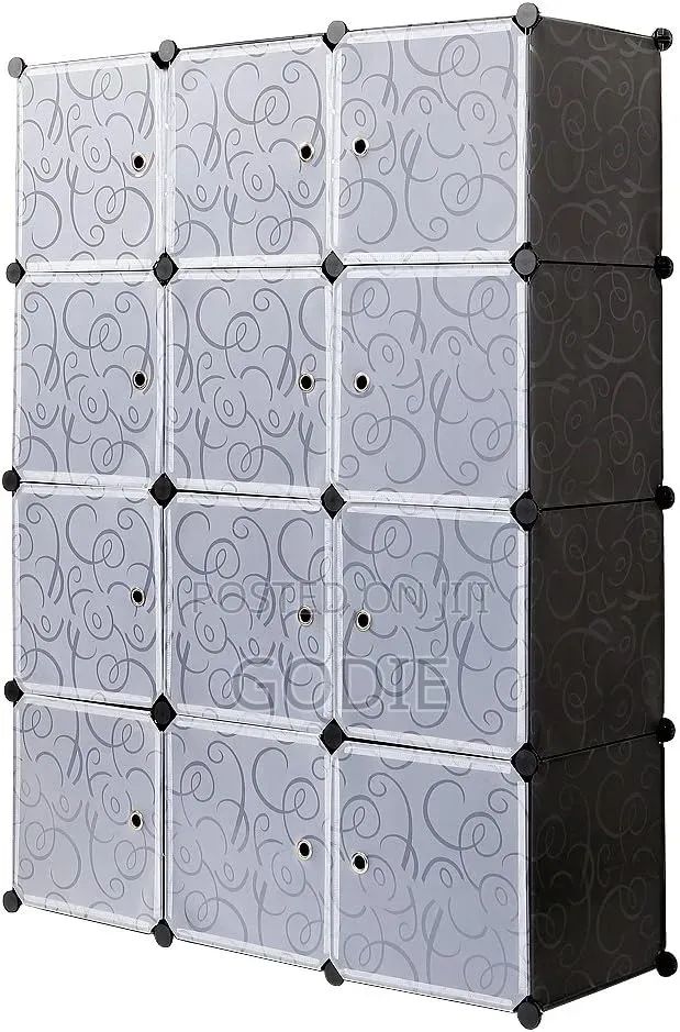 12-Cube Portable Wardrobe Organizer