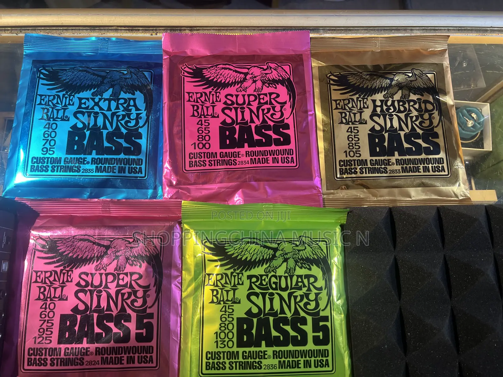 Bass Guitar Strings Earnie Ball Full Set