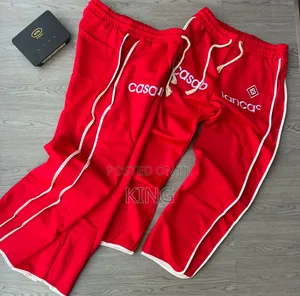Casablanca Joggers. Black, Grey, Red