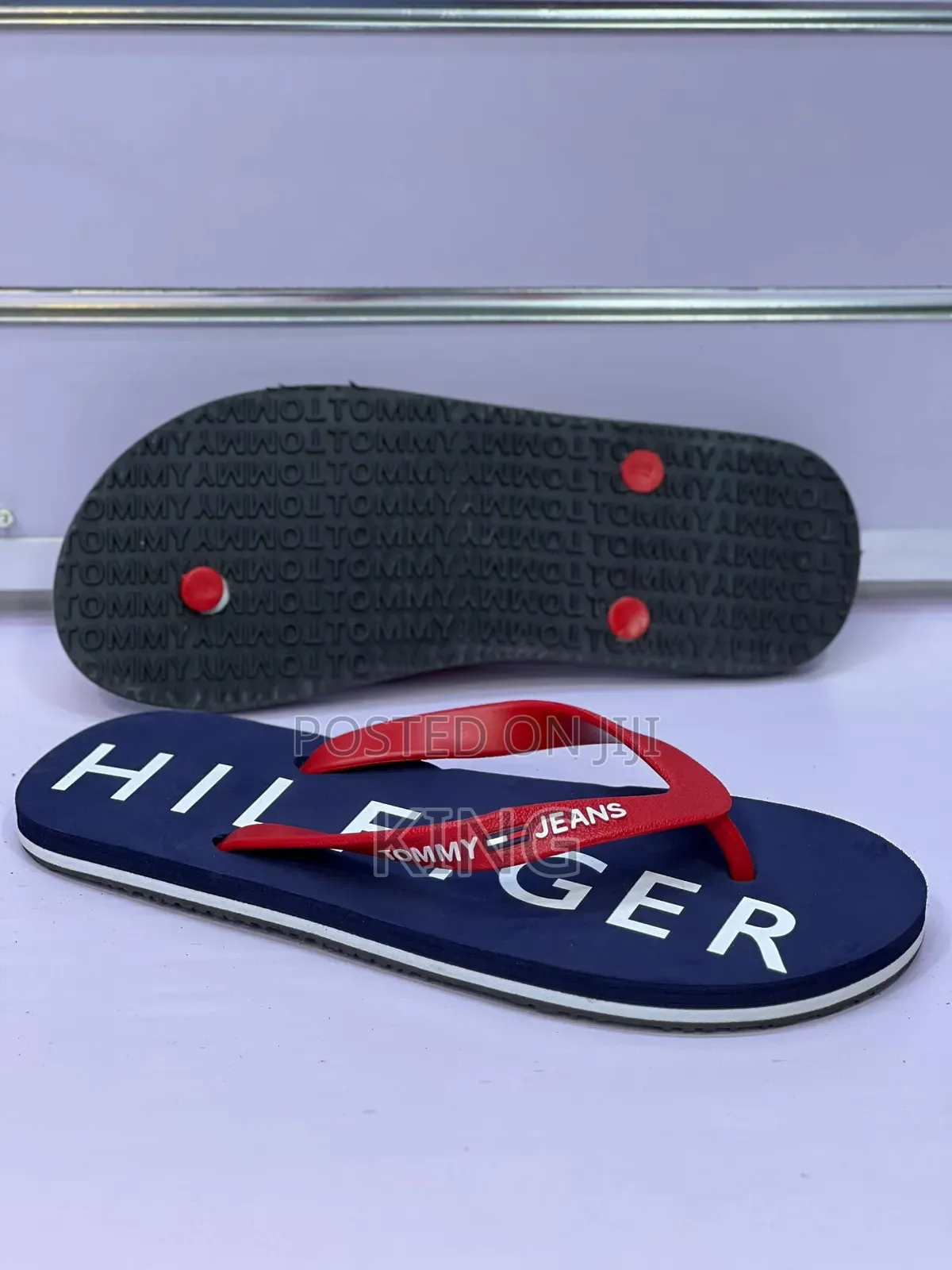 Tommy Hilfiger Flip-Flops. Slippers. With Grip Sole