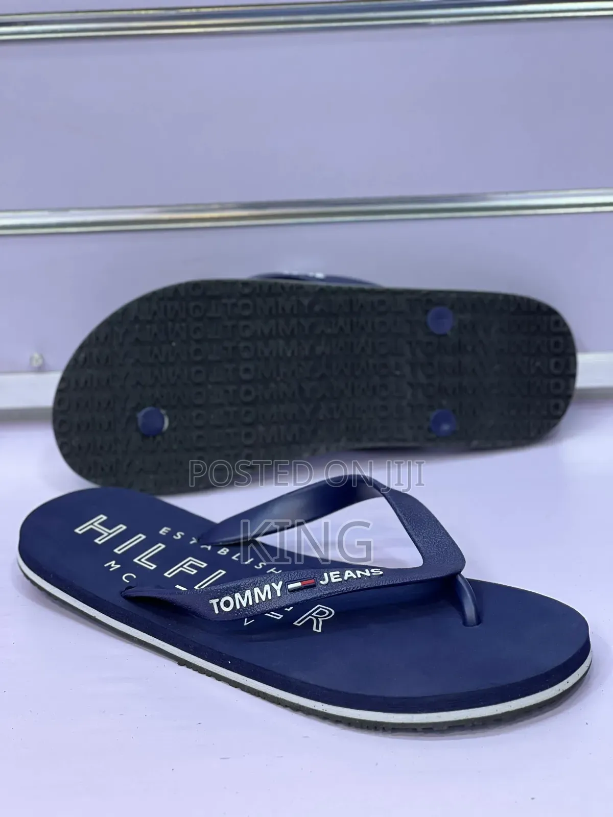 Tommy Hilfiger Flip-Flops. Slippers. With Grip Sole