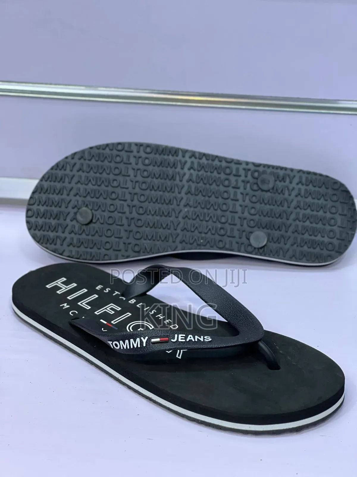 Tommy Hilfiger Flip-Flops. Slippers. With Grip Sole