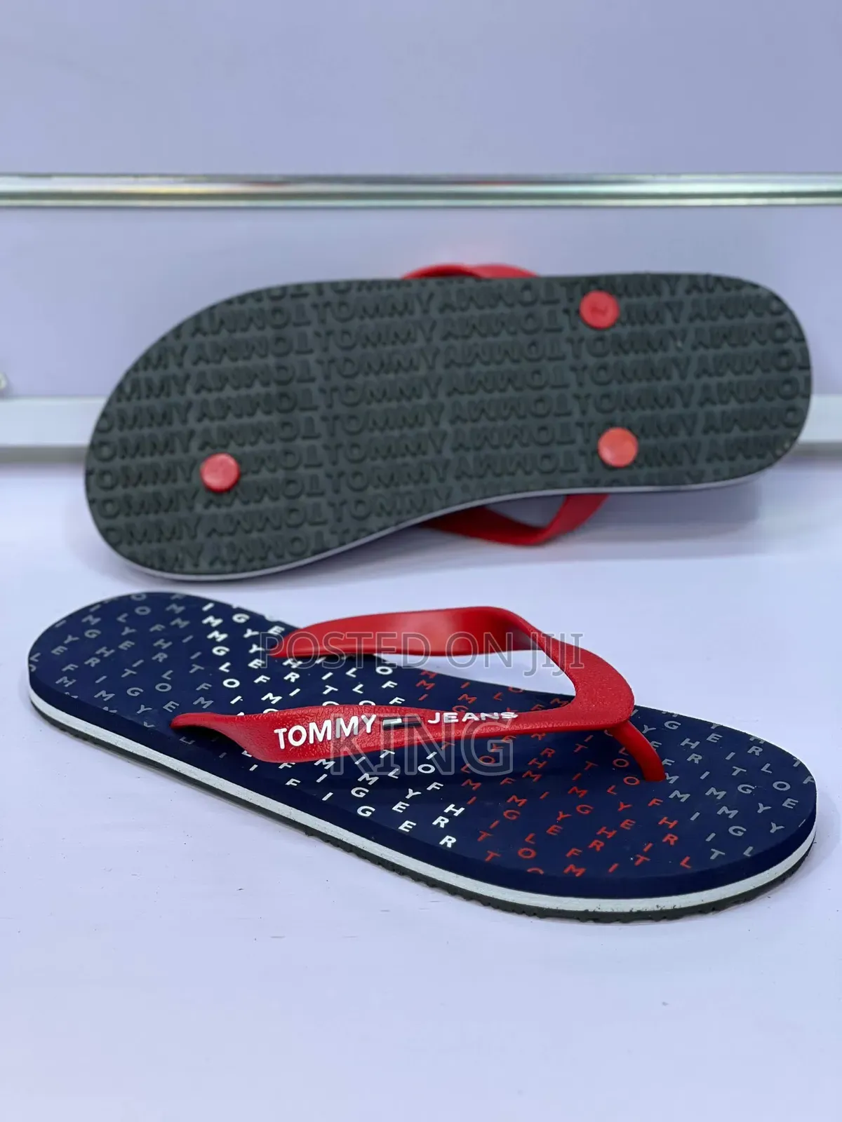Tommy Hilfiger Flip-Flops. Slippers. With Grip Sole
