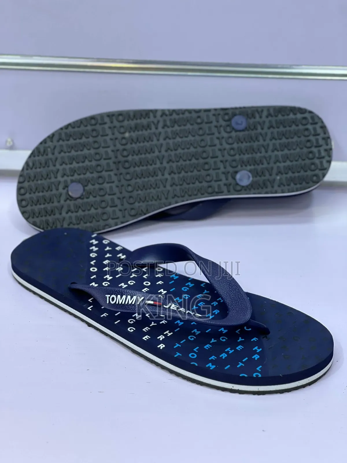 Tommy Hilfiger Flip-Flops. Slippers. With Grip Sole
