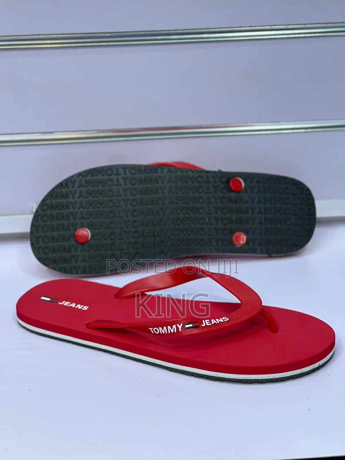 Tommy Hilfiger Flip-Flops. Slippers. With Grip Sole