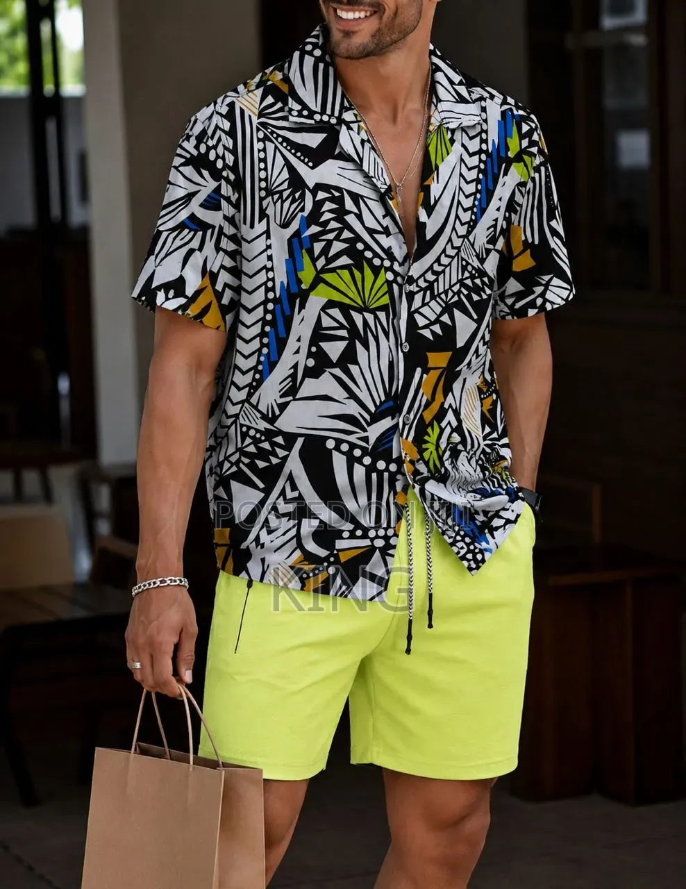 Coordinated Set, Effortless Style Shirt/Short