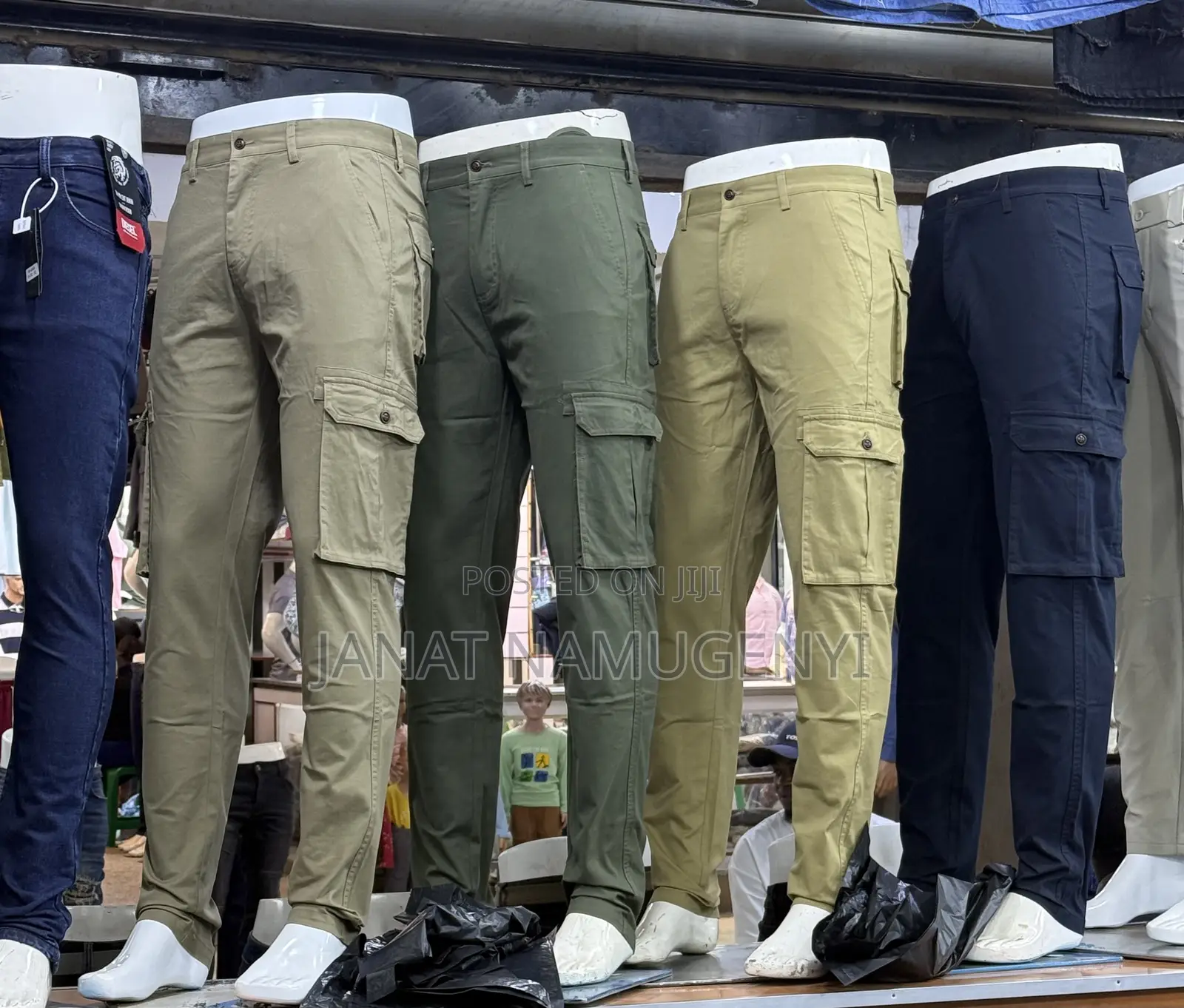 Cargo Pants Available in Different Colors and Sizes