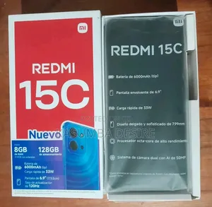 New Xiaomi Redmi 15C 4G 256 GB Black