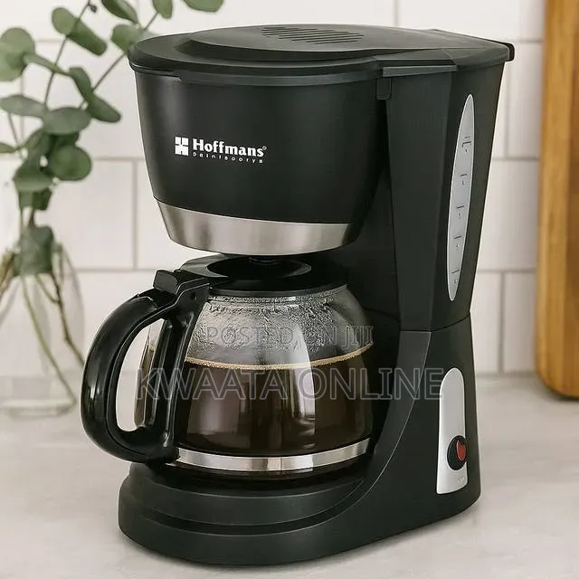 Hoffmans Electric Coffee Maker Anti-Drip Machine -1.5litres