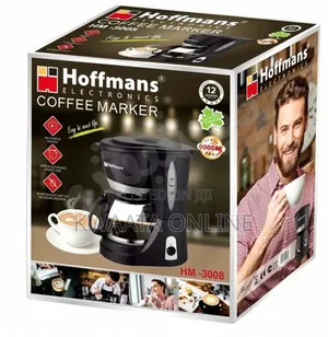 Hoffmans Electric Coffee Maker Anti-Drip Machine -1.5litres