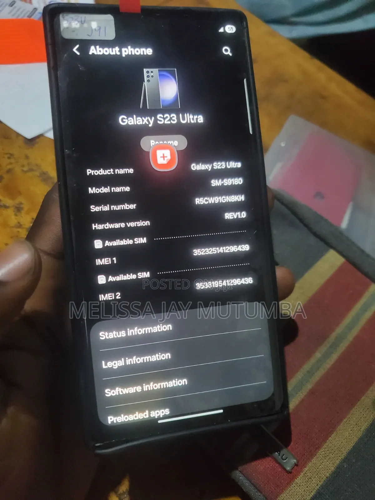 Samsung Galaxy S23 Ultra 512 GB Black