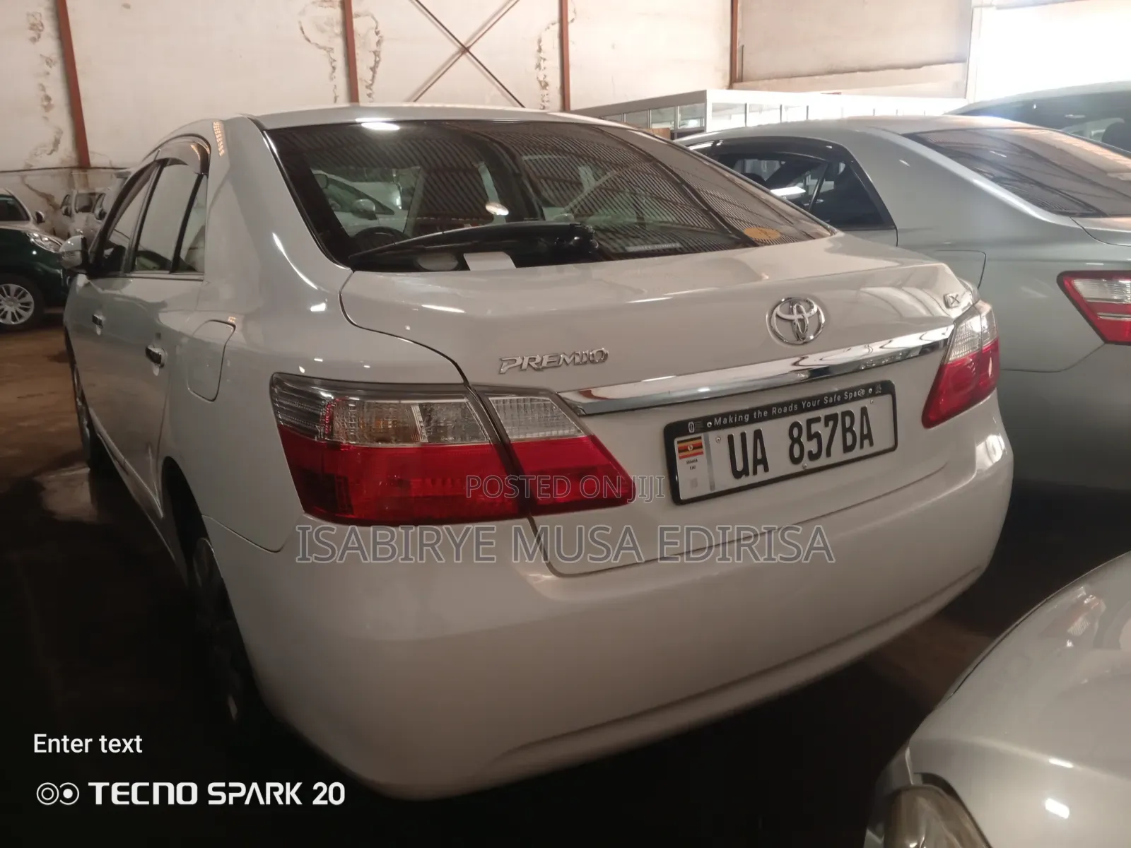Toyota Premio 2012 White