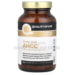 Gold Ahcc, With Acylated Alpha Glucans, 60 Capsules