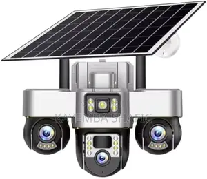 V380 Pro Solar Powered 3-Lens Outdoor Smart Net Camera (4g / Wi-Fi)