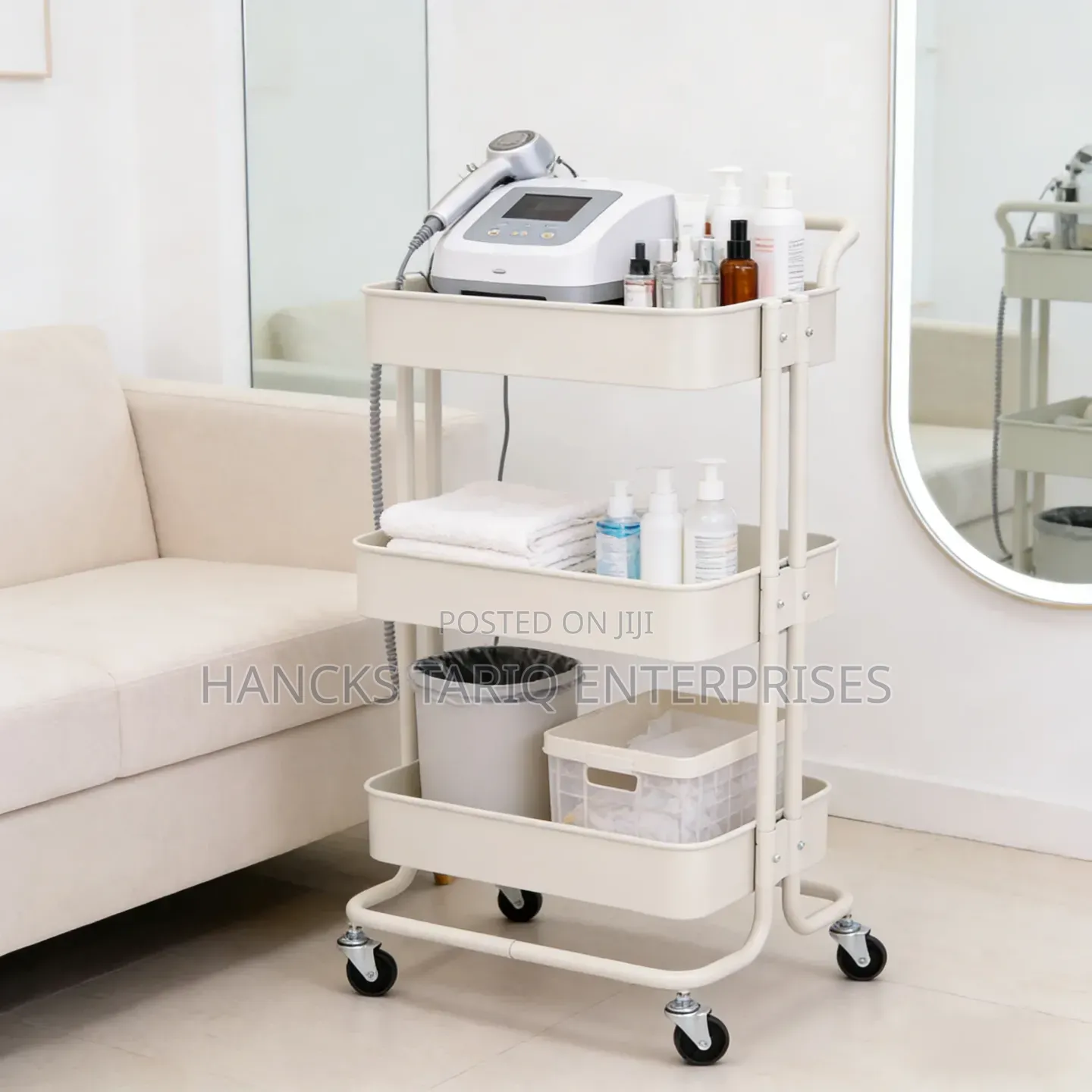 Versatile Mobile Storage Trolley – Ideal for Kitchen, Office Beauty