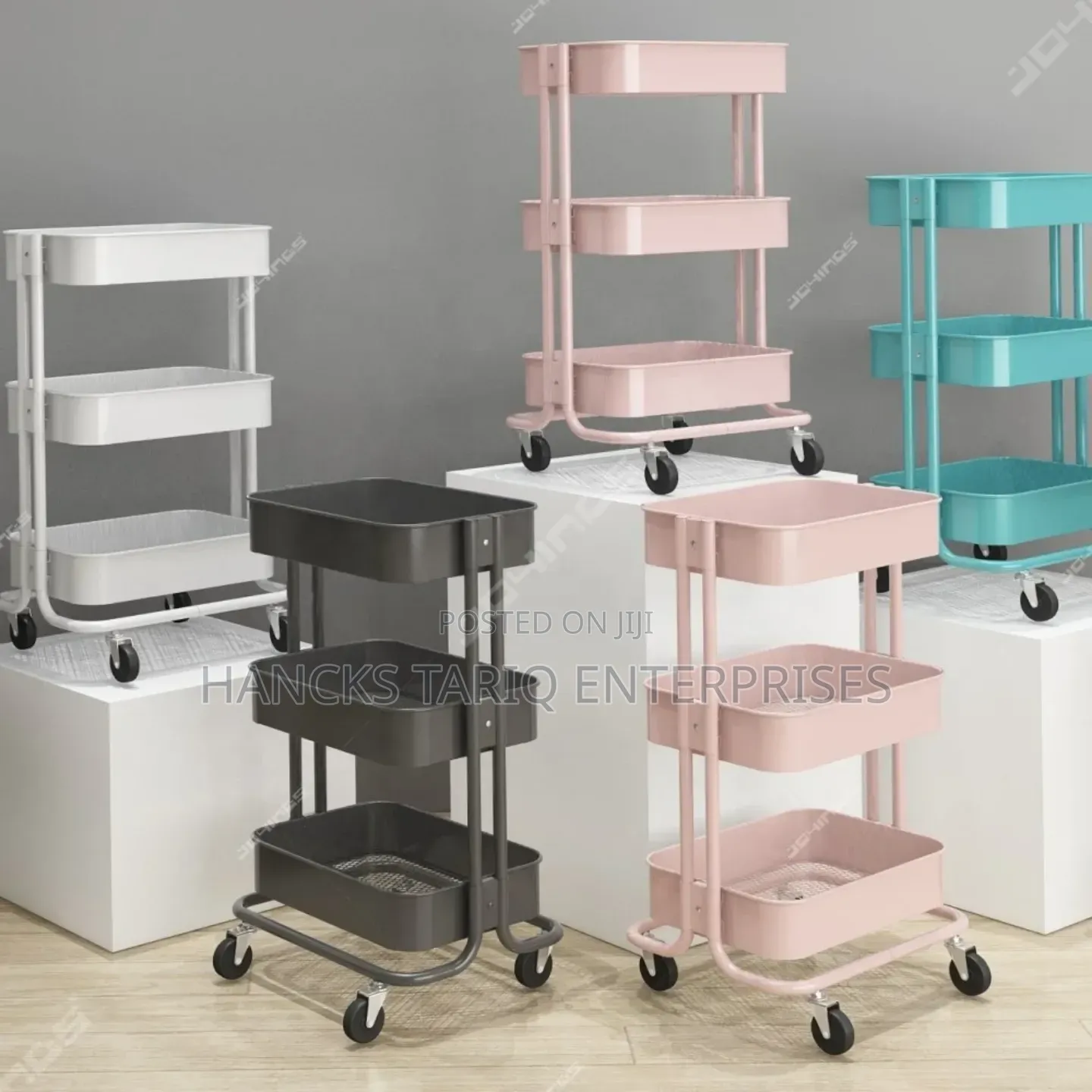 Versatile Mobile Storage Trolley – Ideal for Kitchen, Office Beauty