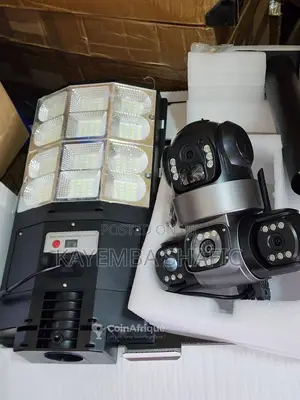 V380 Pro Ai Solar Camera Lighting 2-in-1 Outdoor Security System