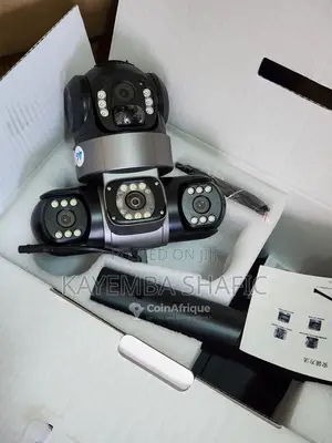 V380 Pro Ai Solar Camera Lighting 2-in-1 Outdoor Security System