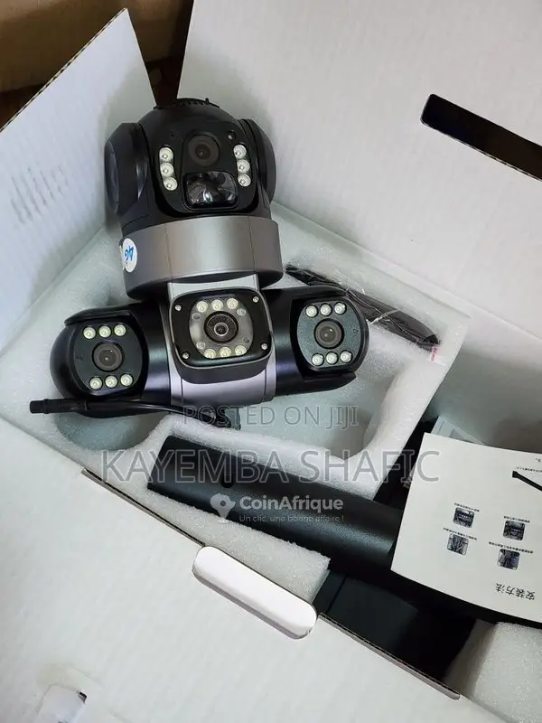 V380 Pro Ai Solar Camera Lighting 2-in-1 Outdoor Security System