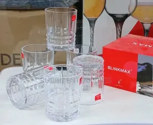 Whiskey Glass ( Crystal Cut) ~ 6pcs