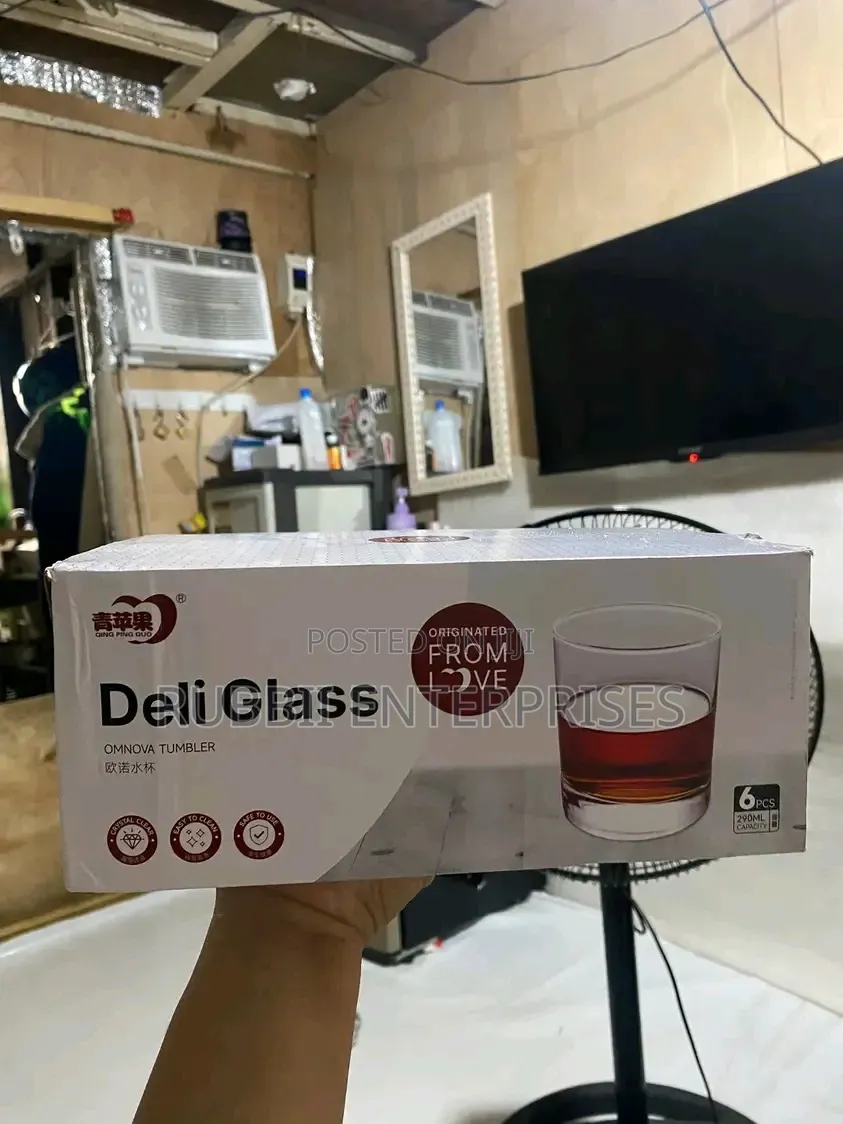 Whiskey Glass ~ 6pcs (Omnova Tumblers)