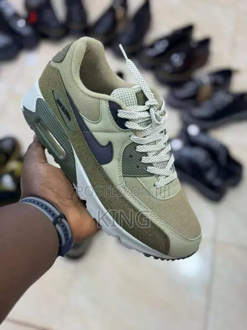 Nike Air Max 90 "Neutral Olive" Sneakers,