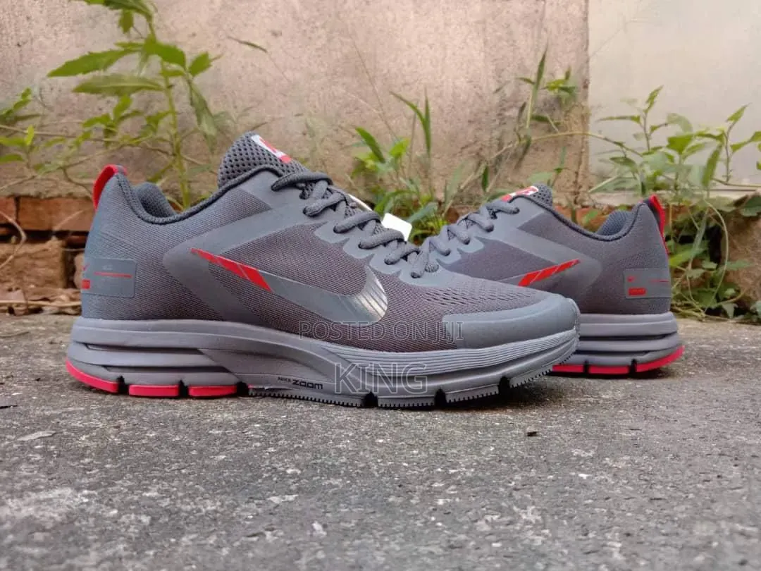Nike Zoom Structure 17 Sneakers. Grey and Red