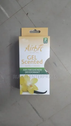 Car Gel-Scented Air Freshener 2pcs ~ Vanilla
