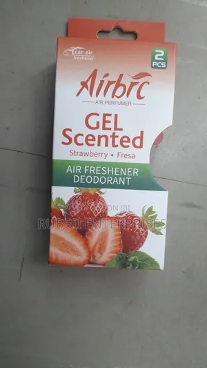 Car Gel-Scented Air Freshener ~ Strawberry