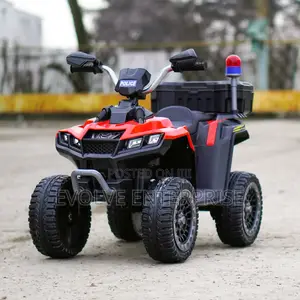 Electric Atv for Children 3-6 Years Old, Kinderauto Police,