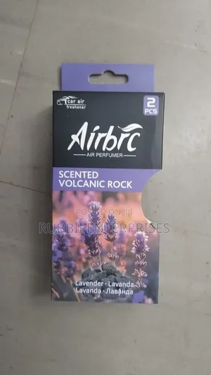 Airbrc Scented Volcanic Rock Car Air Freshener ~ Lavender