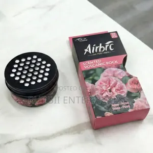 Airbrc Scented Volcanic Rock Car Air Freshener ~ Rose