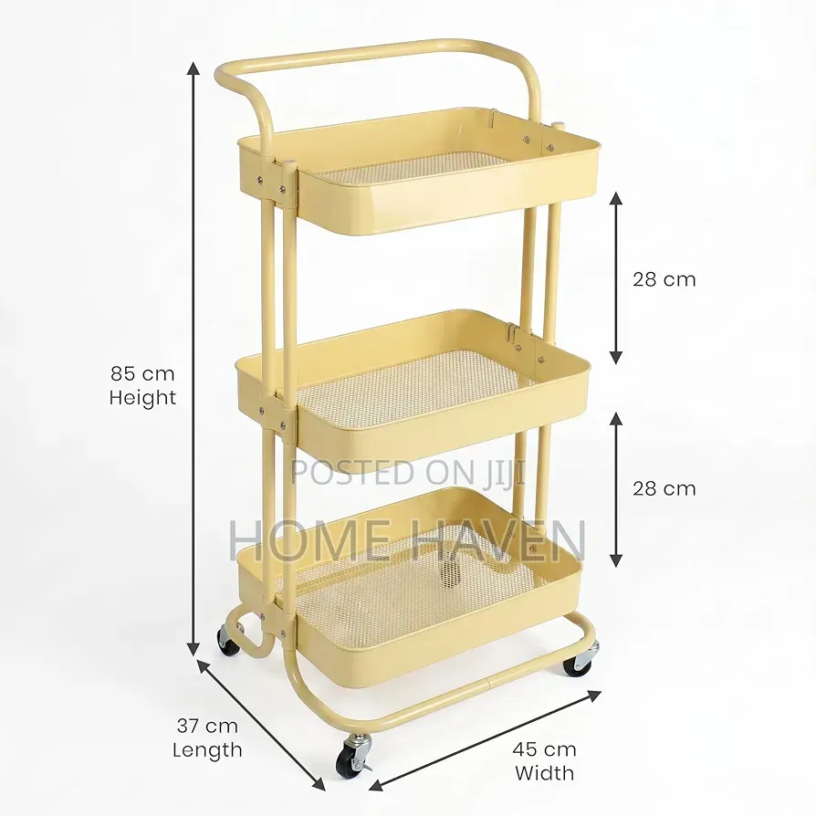 3layer Multipurpose Rolling Cart/Trolley