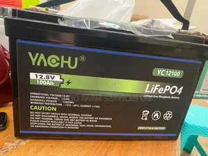 Yachu Lithium Battery 12.8v 100ah Lifepo4 Yc12100 Inverter Solar