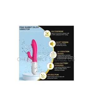 Genuine Waterproof Silicone G Spot Rabbit Vibrator for Women