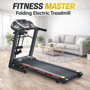 Fintness Folding Electric Treadmill Manual Incline Home Gym 14km/Hr